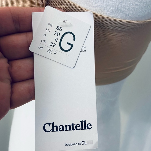 NWT Chantelle G Full Coverage T-Shirt Bra With Smoothing Back 32G 32DDDD - Picture 11 of 12